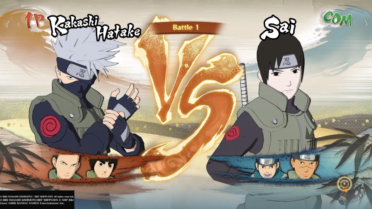 Kakashi Hatake vs Sai