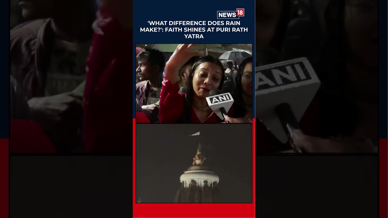 Viral | Rath Yatra 2026: Devotees Ignore Downpour to Welcome Lord Jagannath in Puri | N18S