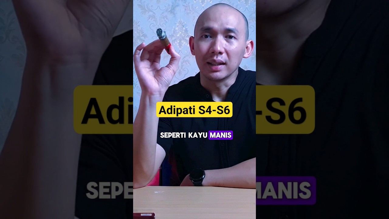 Review Cerutu Adipati S4-S6 Produksi Taru Martani Yogyakarta