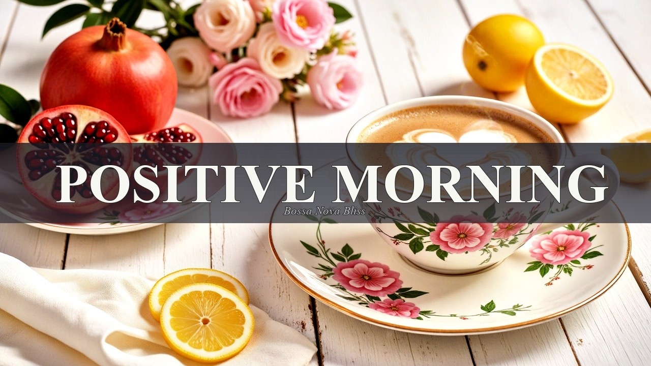 Positive Morning Coffee Jazz ☕ Smooth Bossa Nova Cafe Music for Focus, Work & Relax