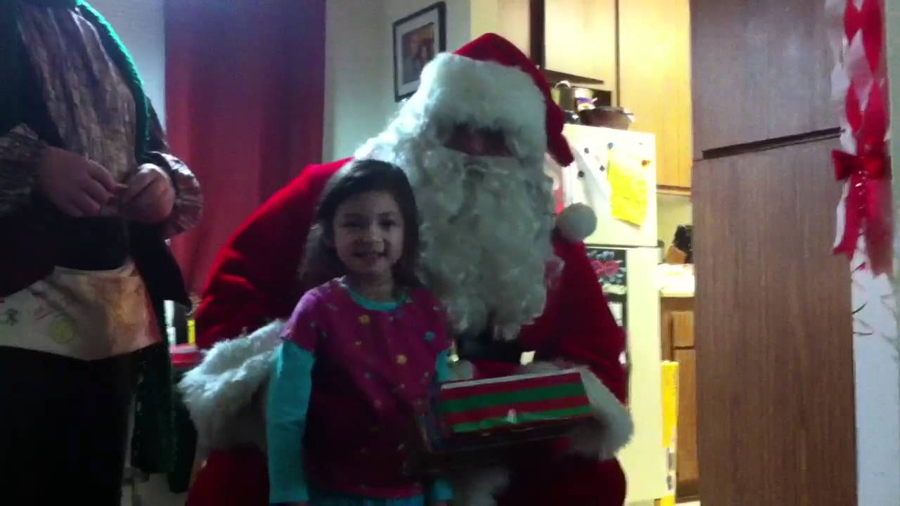 Surprise visit from Santa