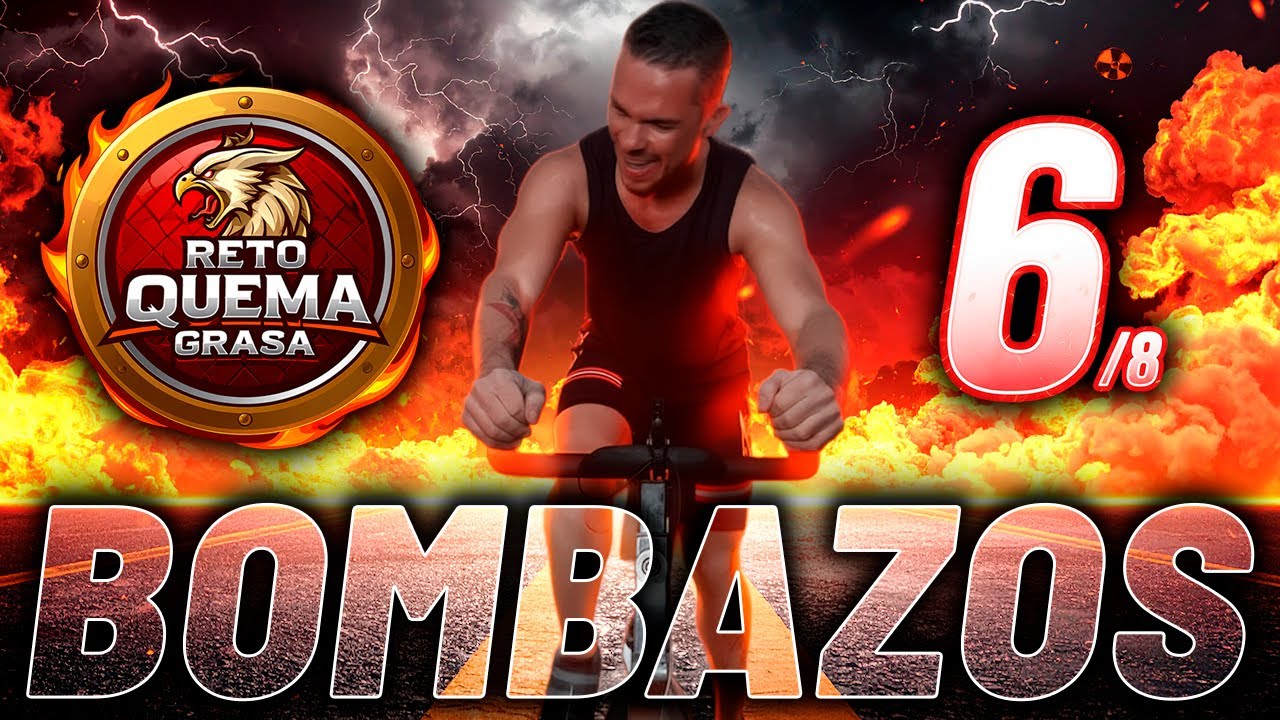 💣Clase de Spinning con Música EXPLOSIVA para ADELGAZAR 🔥 DÍA 6 de 8