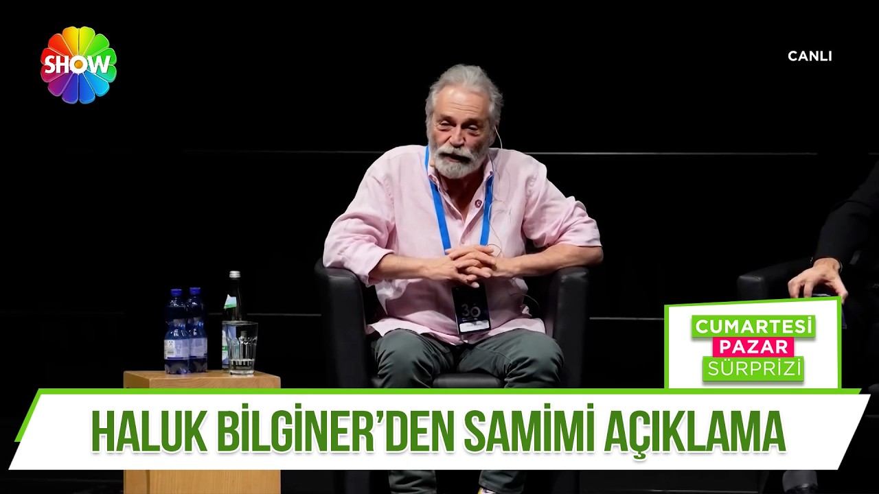 Haluk Bilginer'den çarpıcı açıklamalar!