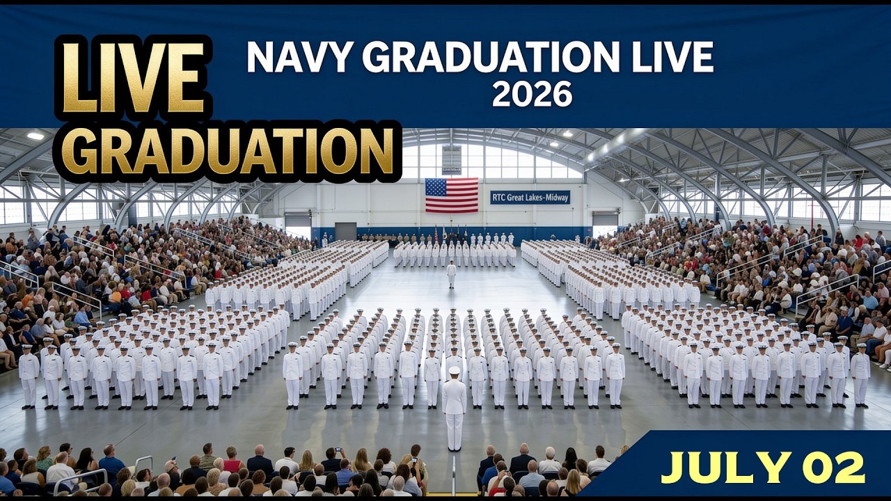 LIVE: U.S. Navy Recruit Training Command Graduation | RTC Great Lakes (July 02, 2026)