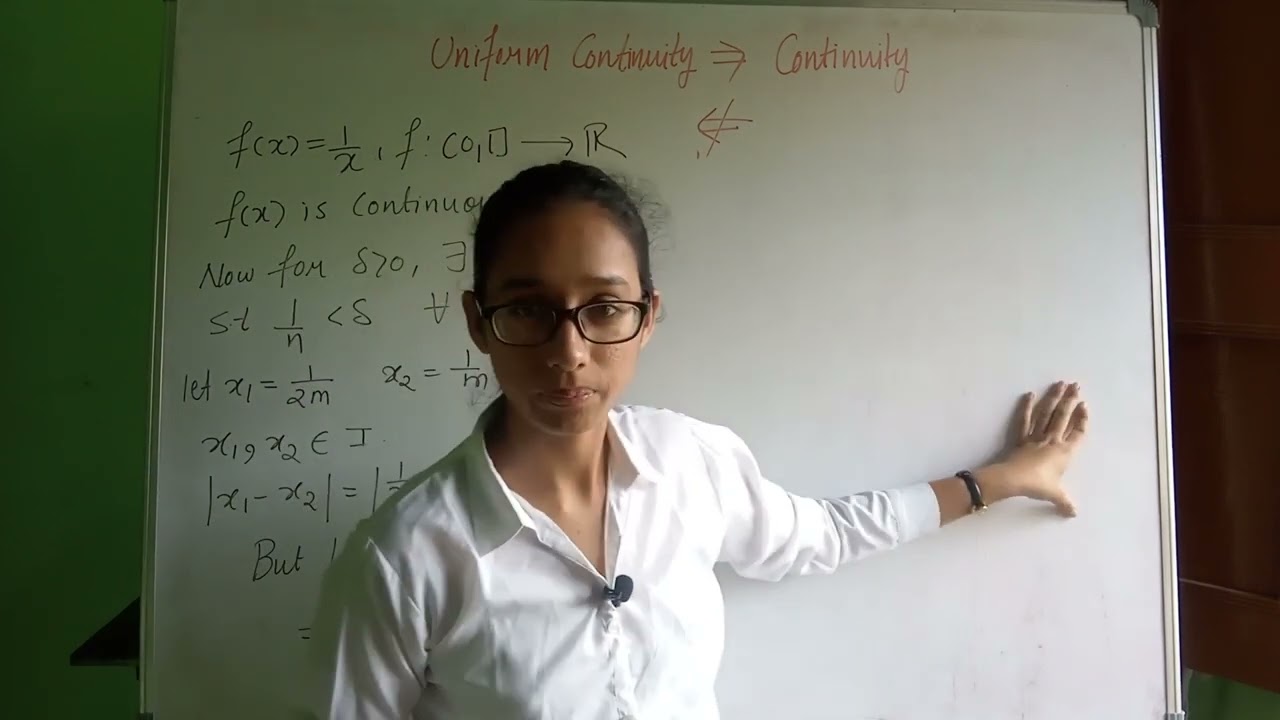 Uniform Continuity | Difference between Uniform Continuity & Continuity | Theorems