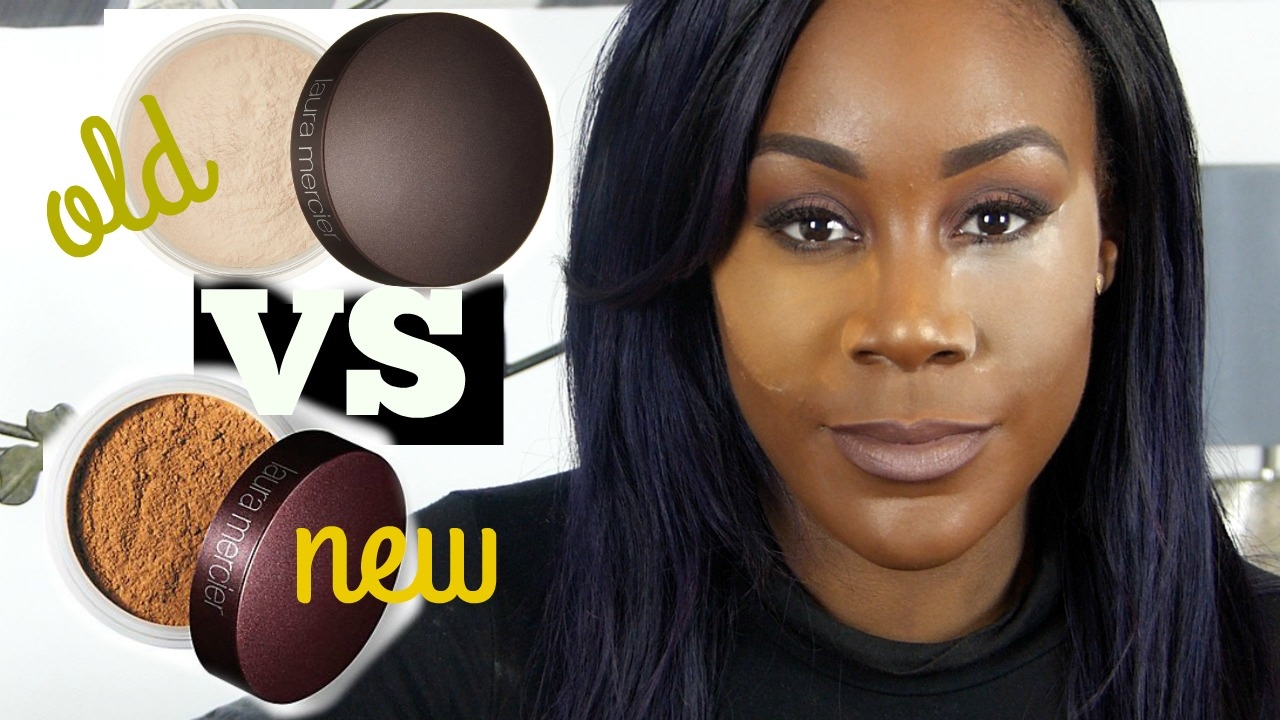 NEW LAURA MERCIER TRANSLUCENT LOOSE POWDER MEDIUM DEEP | OLD VS NEW | DEMO & REVIEW ON DARK SKIN |
