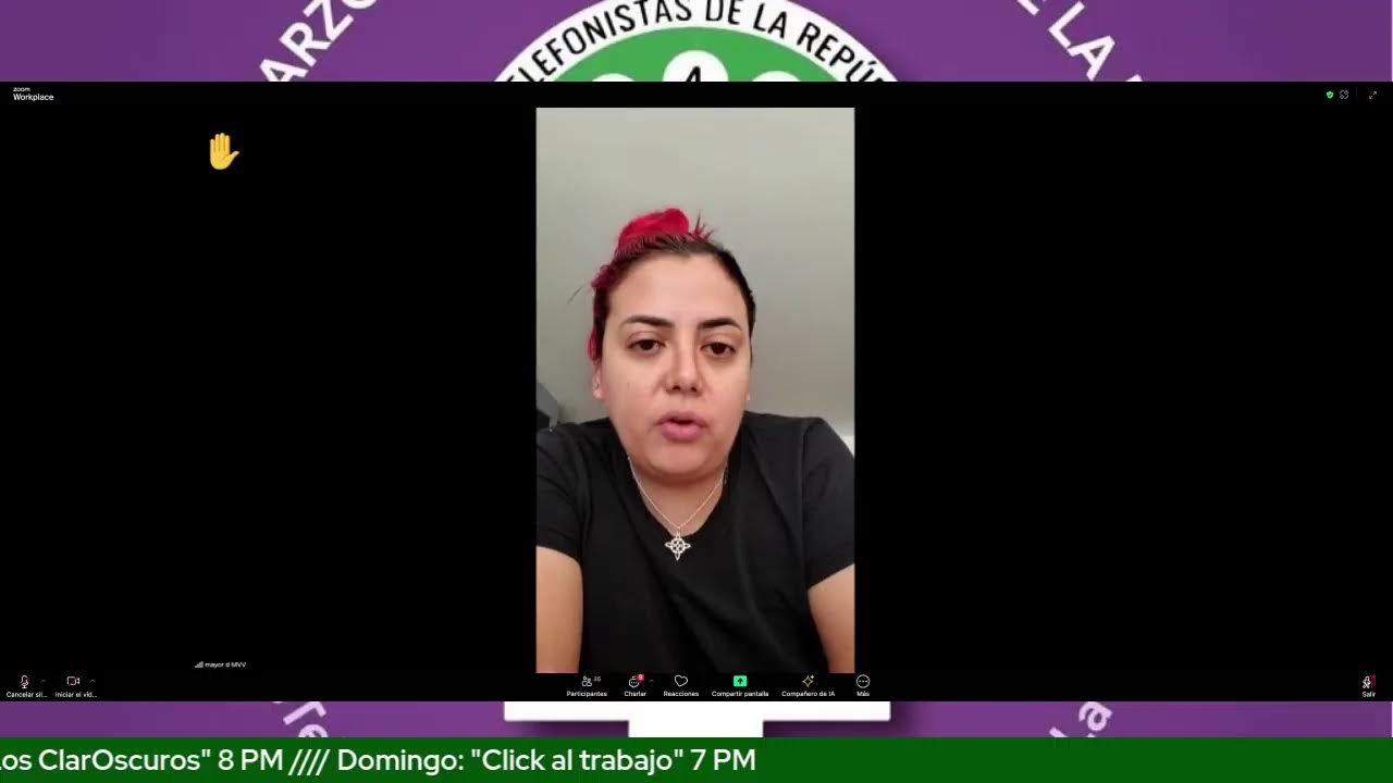 Conferencia de prensa #8M