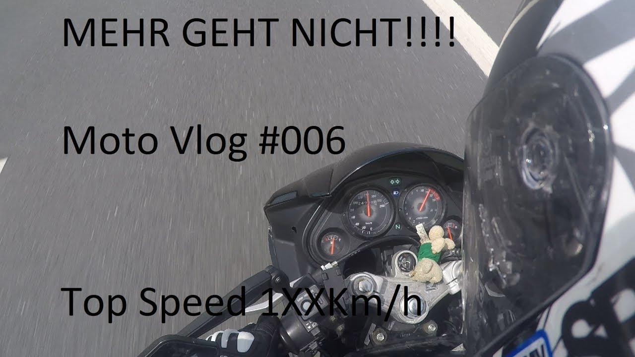 Topspeed Honda Cbr 125R Jc 39 Nochmal!!!! (Ad) Moto Vlog #006