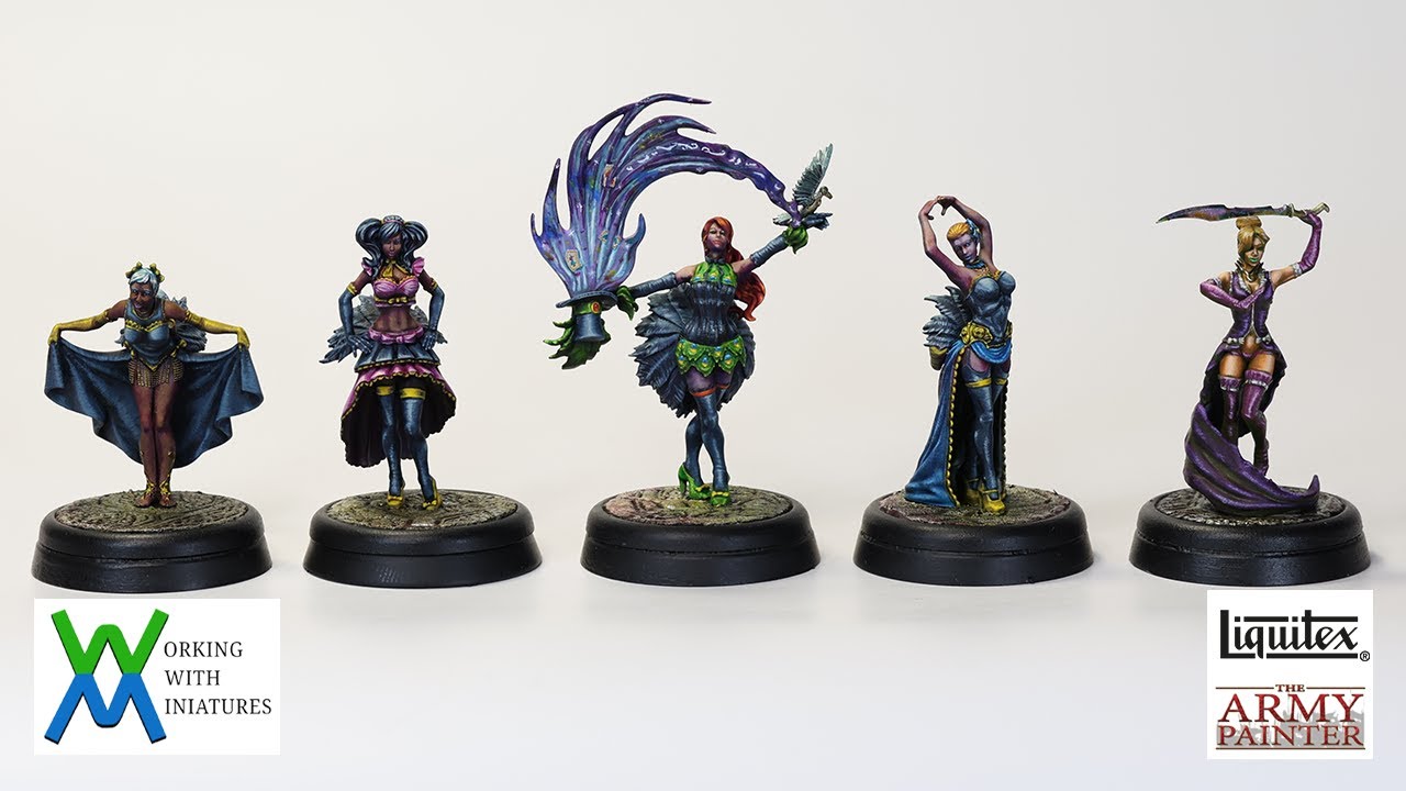 Colette Core Box #miniaturepainting #malifaux #armypainter #wargaming #tabletopgaming #liquitex