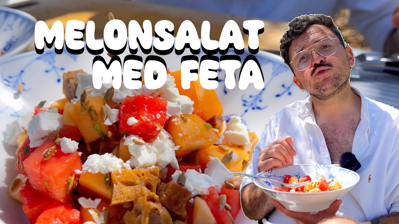 Min farmors melonsalat med feta og få ingredienser!