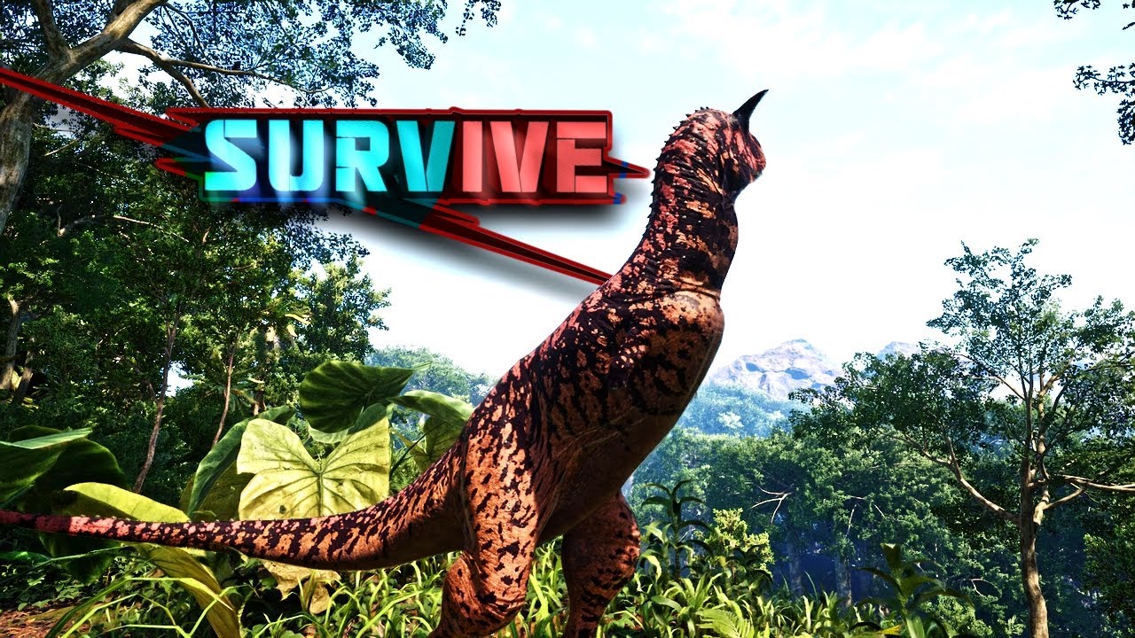 История Carnotaurus на острове Evrima