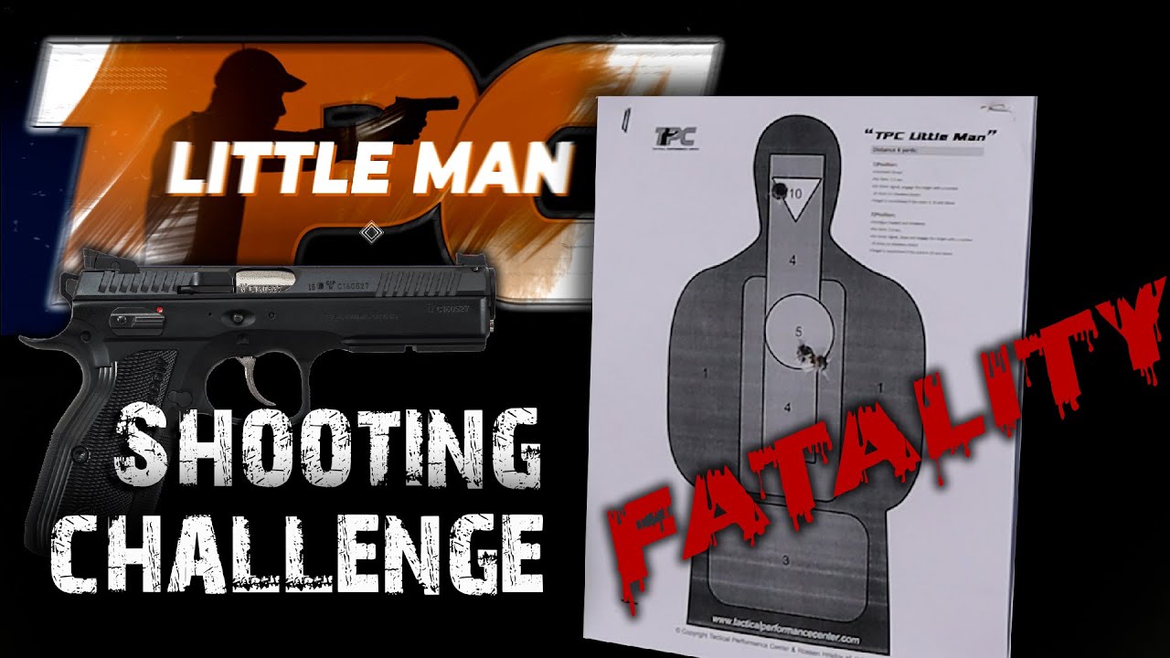 SHOTS FIRED - TPC LITTLE MAN Shooting Challenge: Mozambique Drill under 2 sec.