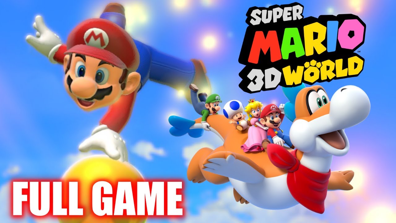 Super Mario 3D World Full Game Walkthrough - All 380 Stars & All Stamps - 100% Gameplay Video