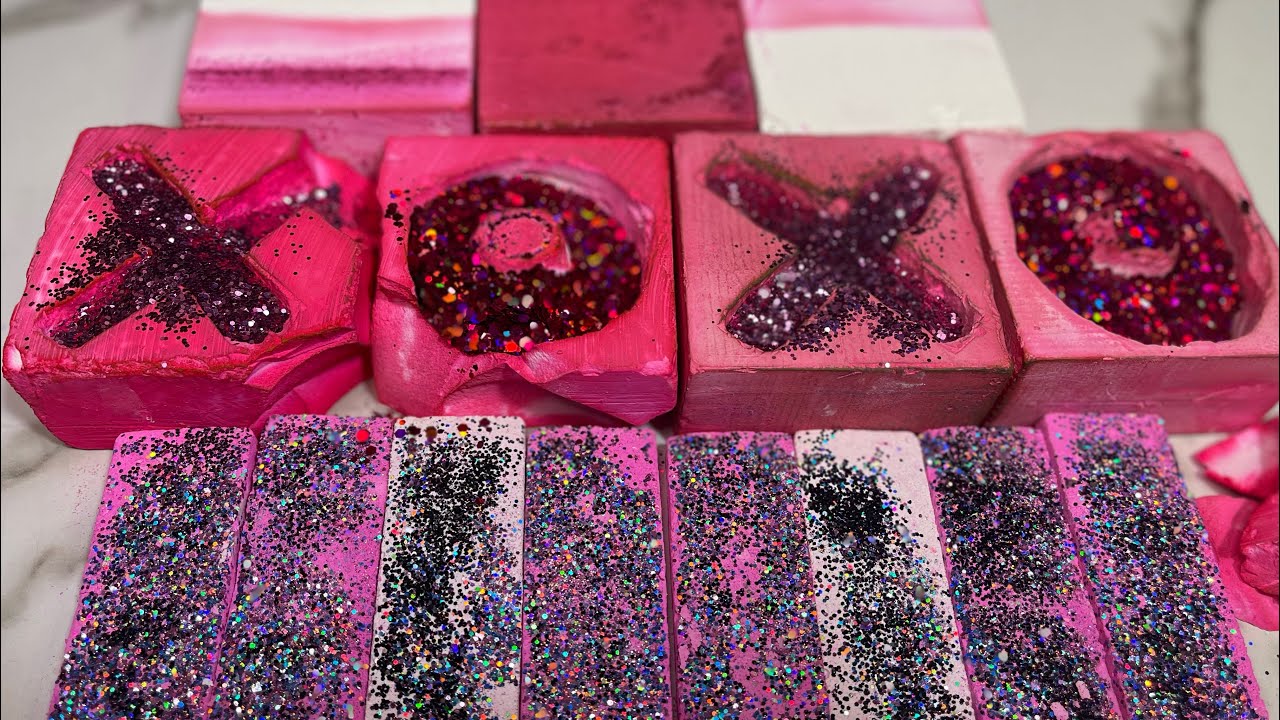 💋XOXO LOVE DAY CRUSH| Happy Valentine’s Day 💕| Reforms & Dyed Fresh Blocks | Satisfying ✨ASMR