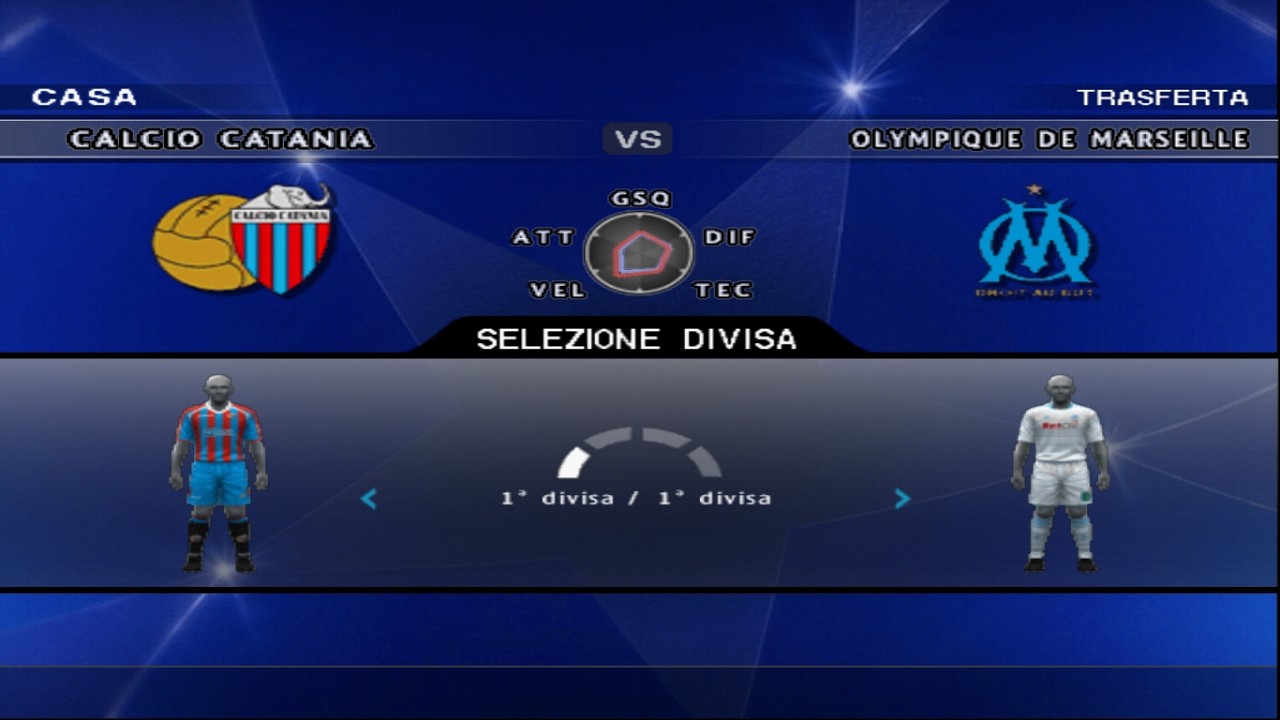 PES2011 | CATANIA - OLYMPIQUE DE MARSEILLE (4°GIORNATA FASE A GIRONI CHAMPIONS LEAGUE)