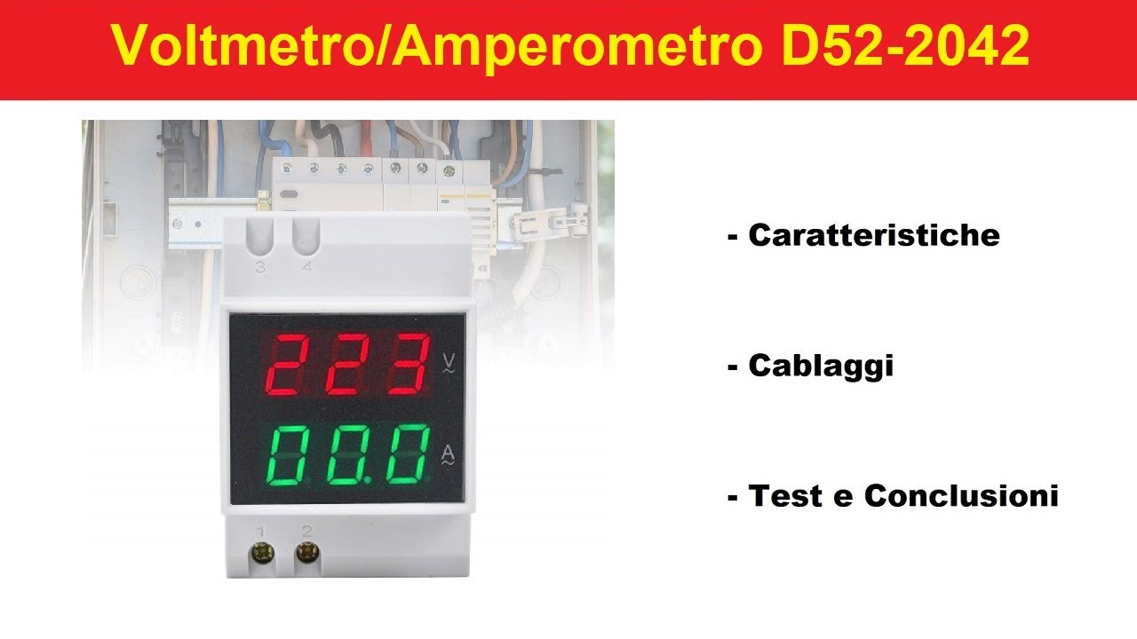 Voltmetro/Amperometro 
