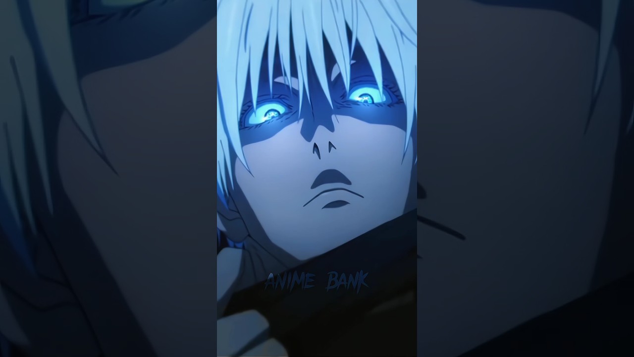 Gojo sataro 4k edit | Gojo removes his blindfold 😎 #animebank #anime #animeworld #edit #gojo