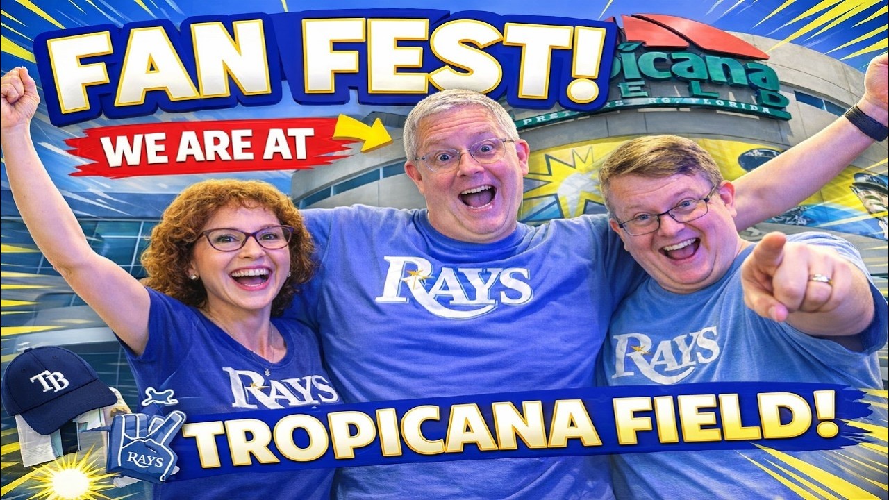 Rays Nation Showed Up BIG Outside at Tropicana Field! Tampa Bay Rays Fan Festival Highlights!