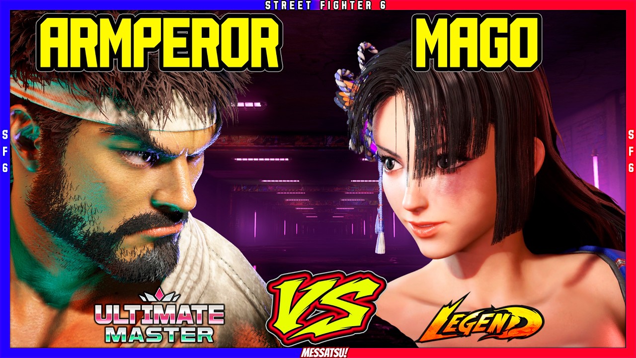 SF6 Mago (Mai) VS Armperor (Ryu)💥Messatsu!💥スト6💥Street fighter 6