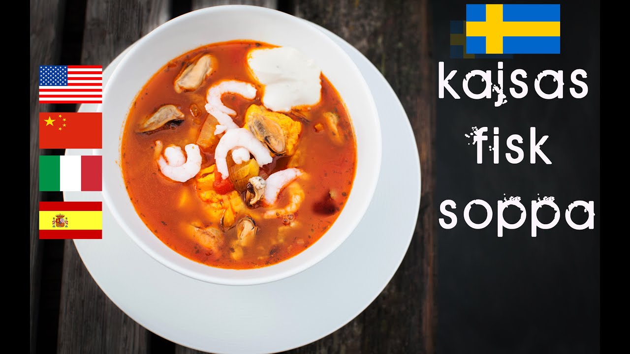 KAJSAS fisksoppa - fish Soup Sweden MYANMARiE