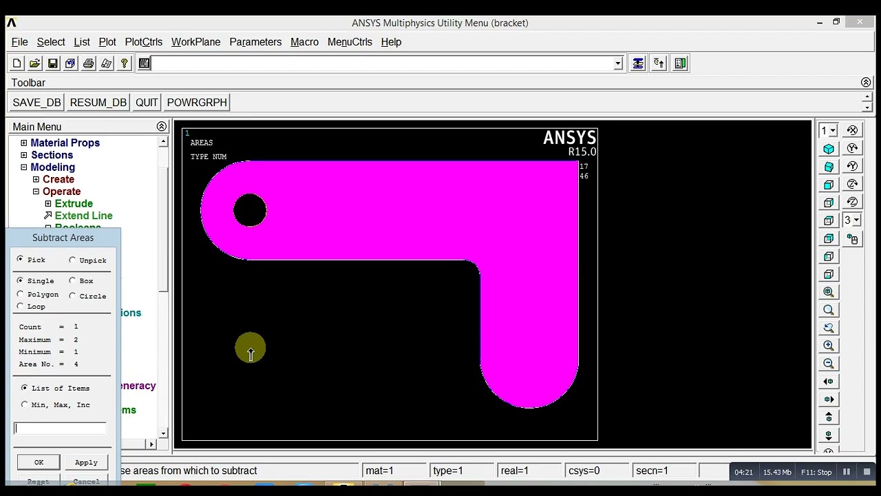 Corner bracket Structural Analysis - Ansys Mechanical APDL