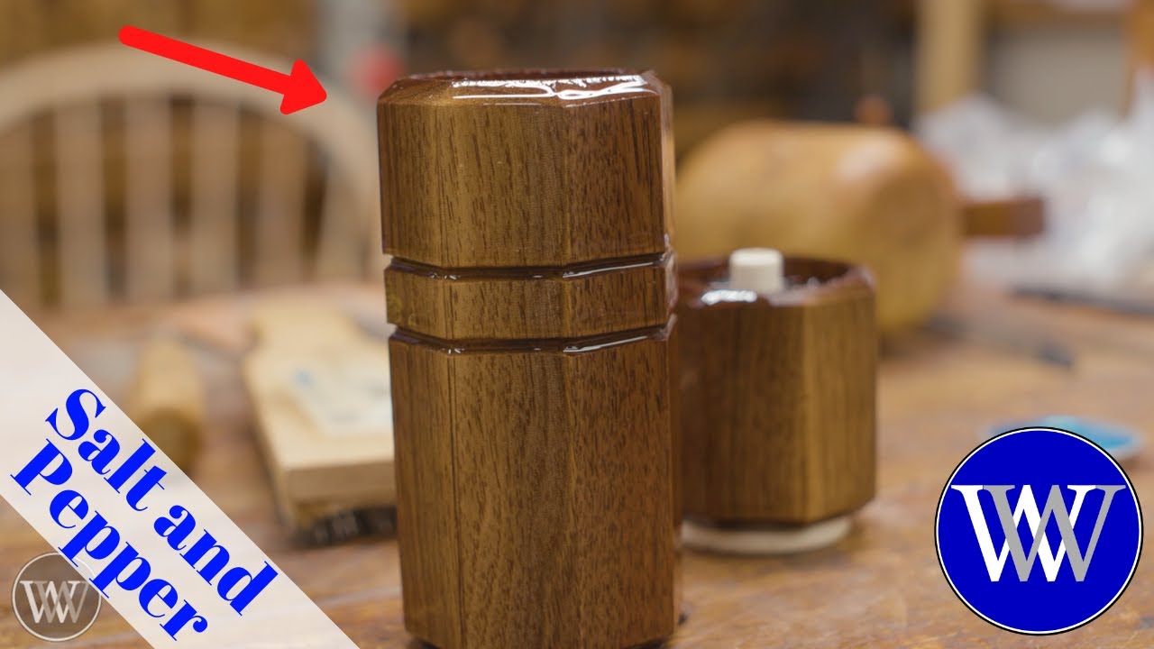 How To Make A salt and Pepper Grinder Shaker,  No Lathe