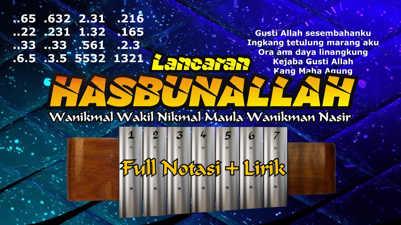 Belajar Gamelan Hasbunallah Wanikmal Wakil