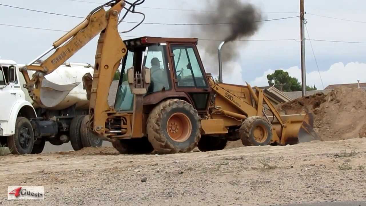 Case 590 Turbo Backhoe & Dozer
