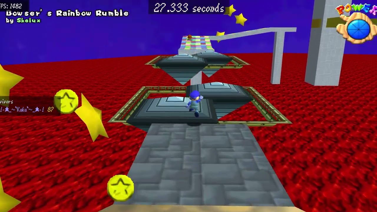 SM64Coopdx Star Road Flood: Bowser 3 Flood [PB] 4K!!!!
