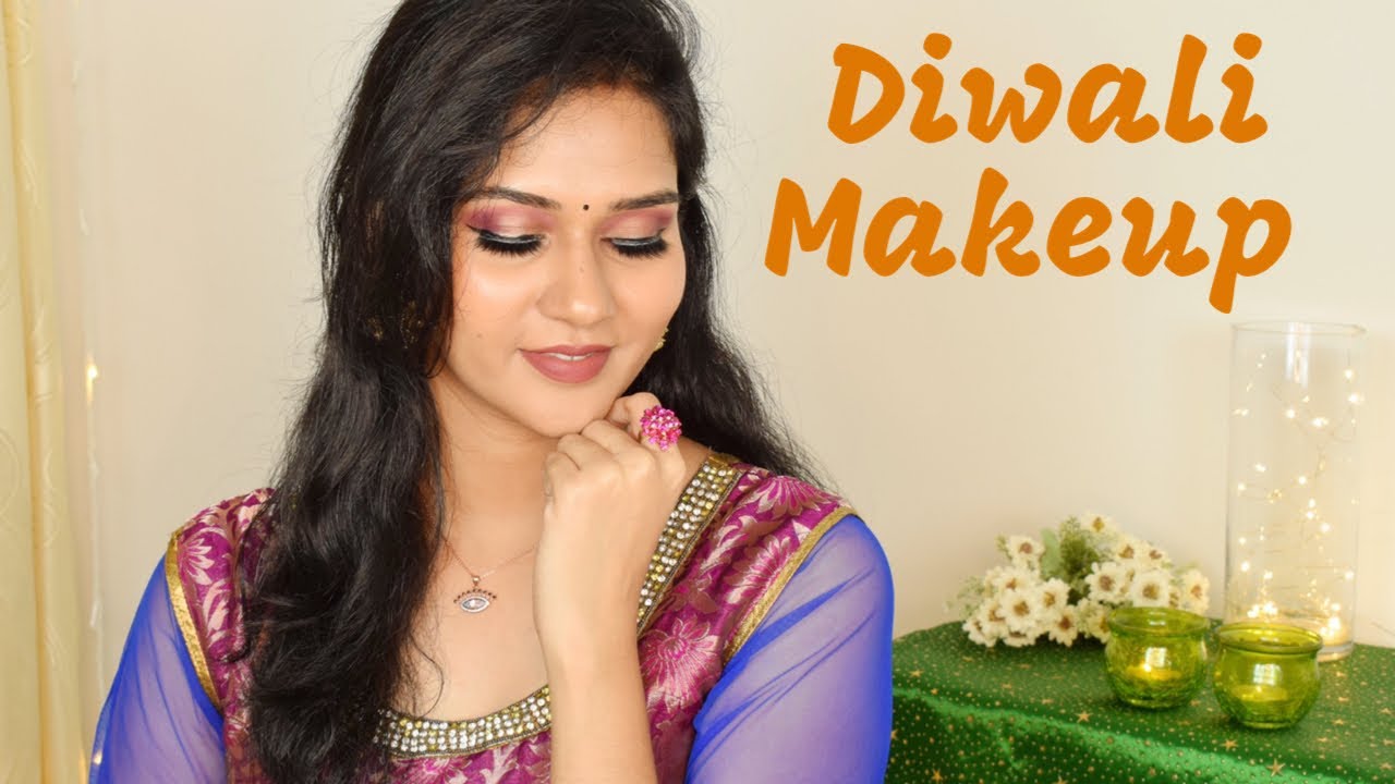 TRADITIONAL DIWALI MAKEUP| INDIAN FESTIVAL MAKEUP | Traditional Indian Wedding Guest Makeup Tutorial