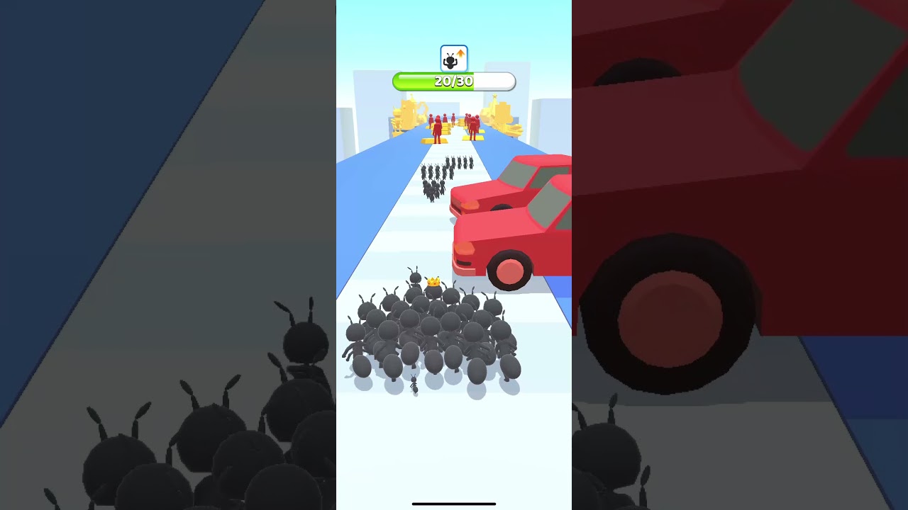 Max Level Pro Tiny Run 3D 🐜👑 New Update All Levels Gameplay  Shorts # 238