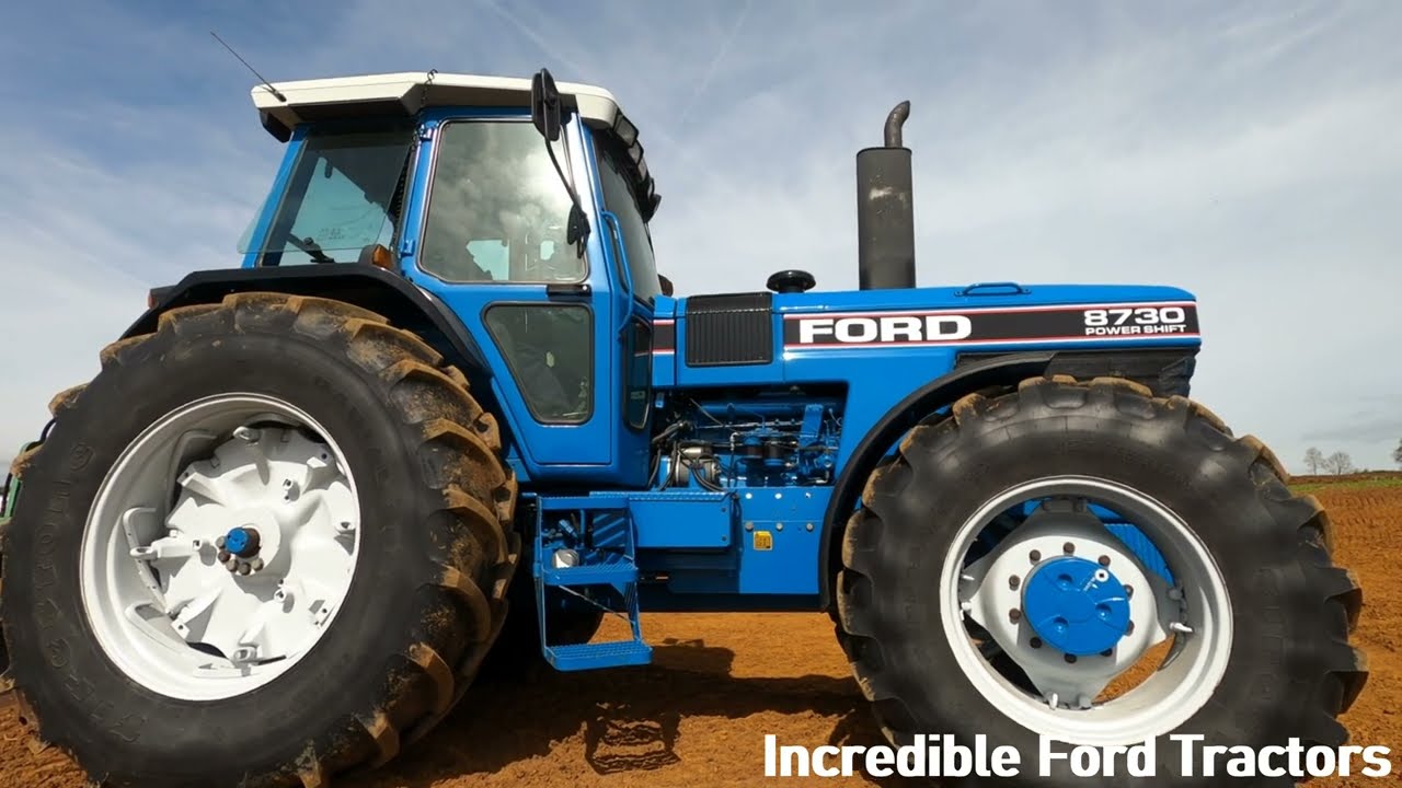 1991 Ford 8730 Powershift 6.6 Litre 6-Cyl Diesel Tractor (155 HP) The Great Holcot Working Weekend