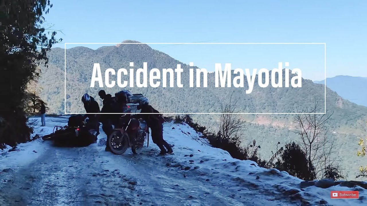 Accident in Mayodia || Epic Accident || Jonai Riders || On the way to Anini ||