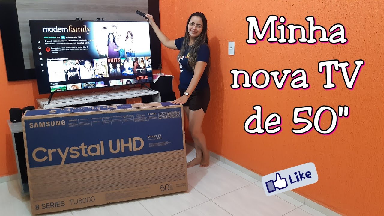 Minha nova TV de 50