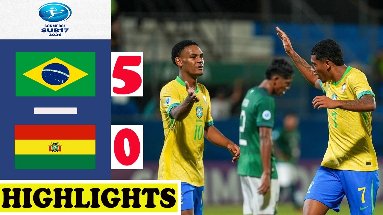 Brasil vs Bol&iacute;via | Melhores Momentos | CONMEBOL SUB17 2026
