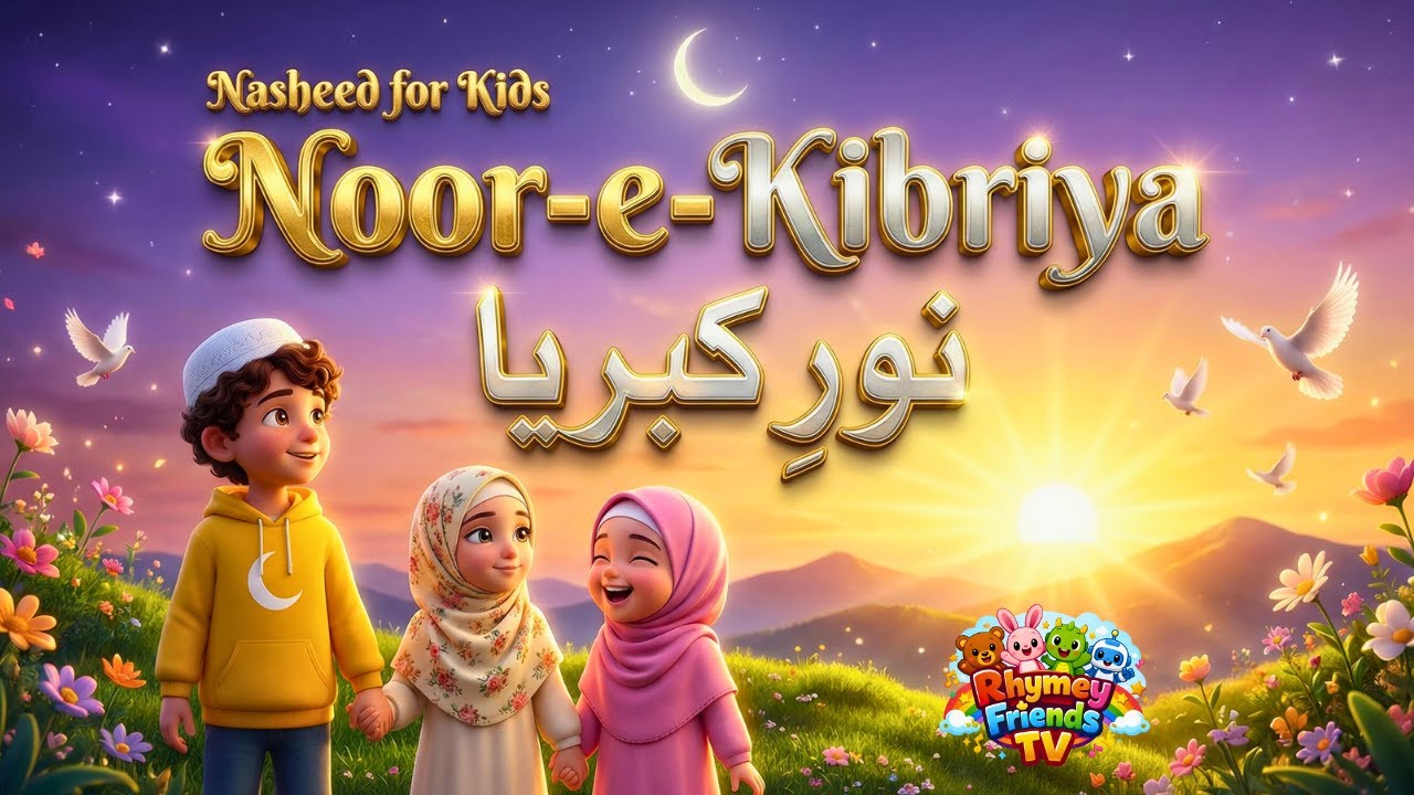 Noor-e-Kibriya:A Heart-Touching 3D Naat for Kids (Official Video) | Best Islamic Rhymes