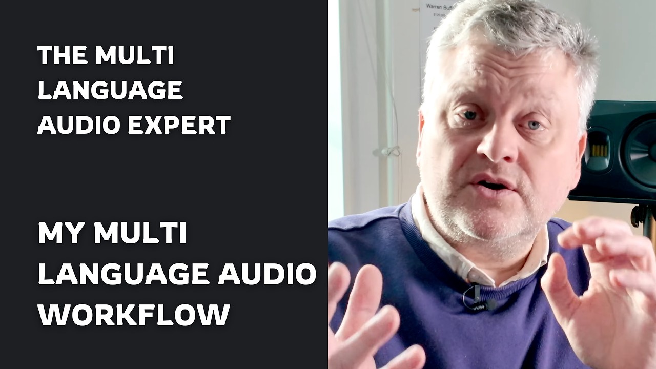 My MULTI LANGUAGE AUDIO Workflow on YouTube