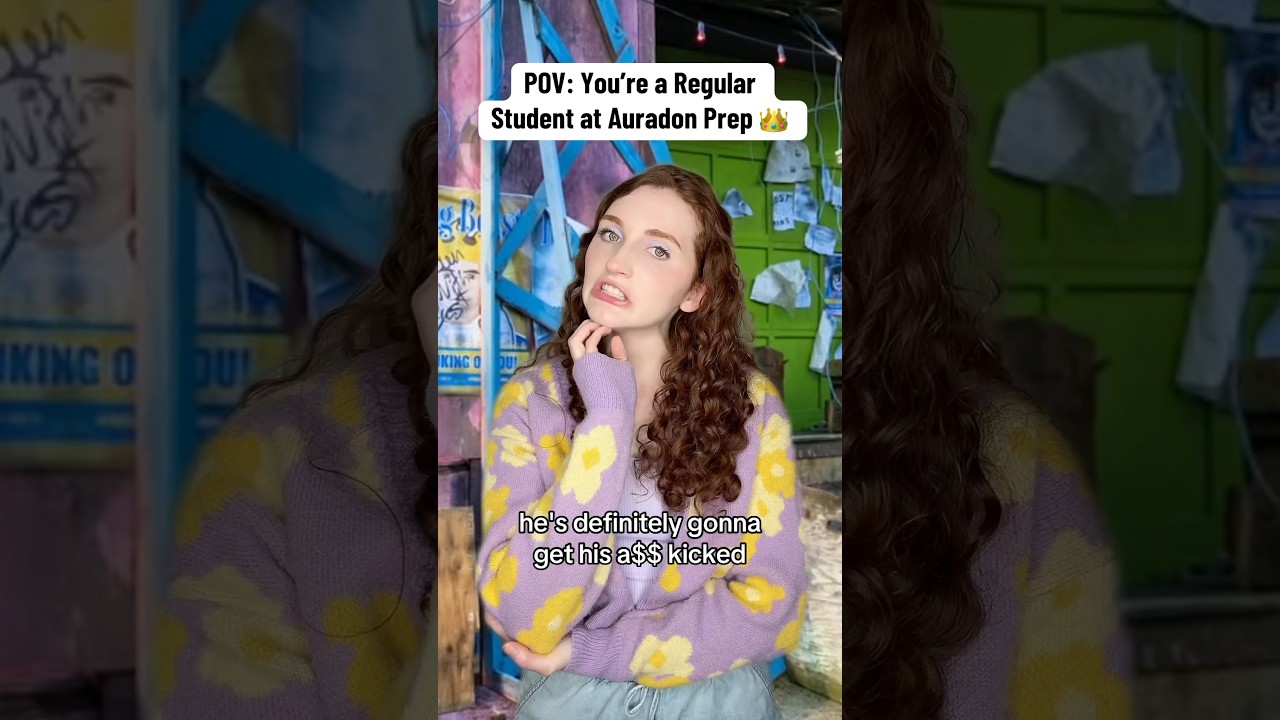 POV: Ты &mdash; обычный ученик в школе Auradon Prep 👑 часть 2 #потомки #Disneychannel #смешно