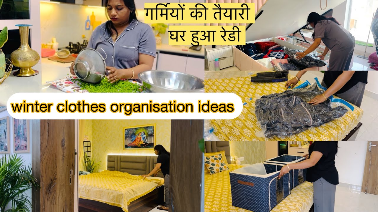✅ most useful homemaking & organisation tips || summer ready home winter clothes organisation ideas 