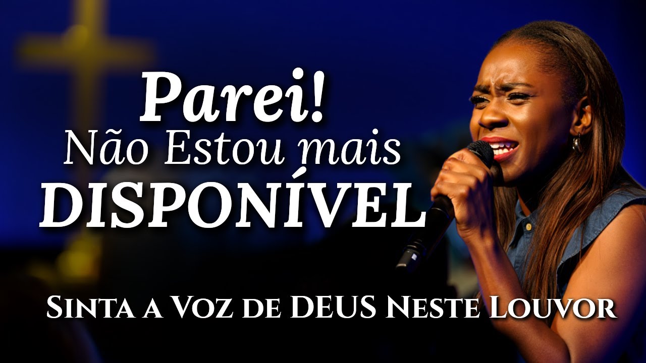Parei! Não estou mais Disponível (Só pra Deus) - Louvor Inspirado Aline Barros - Musica Gospel
