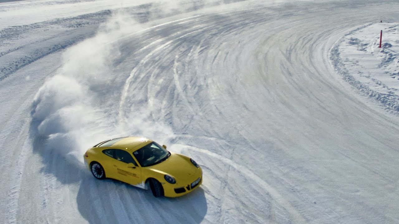 Porsche Ice Driving Experience: Camp 4S Levi Finland 2018.