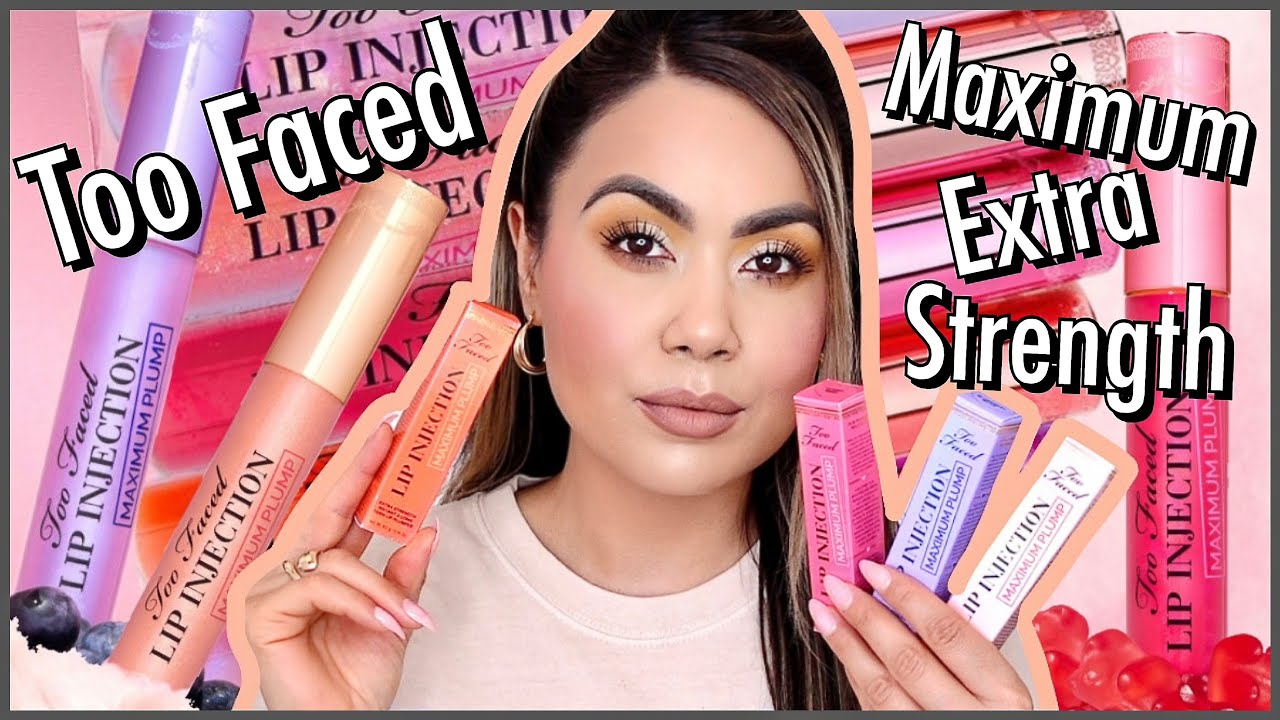 Too Faced Lip Injection Maximum Plump Extra Strength Lip Plumper Review