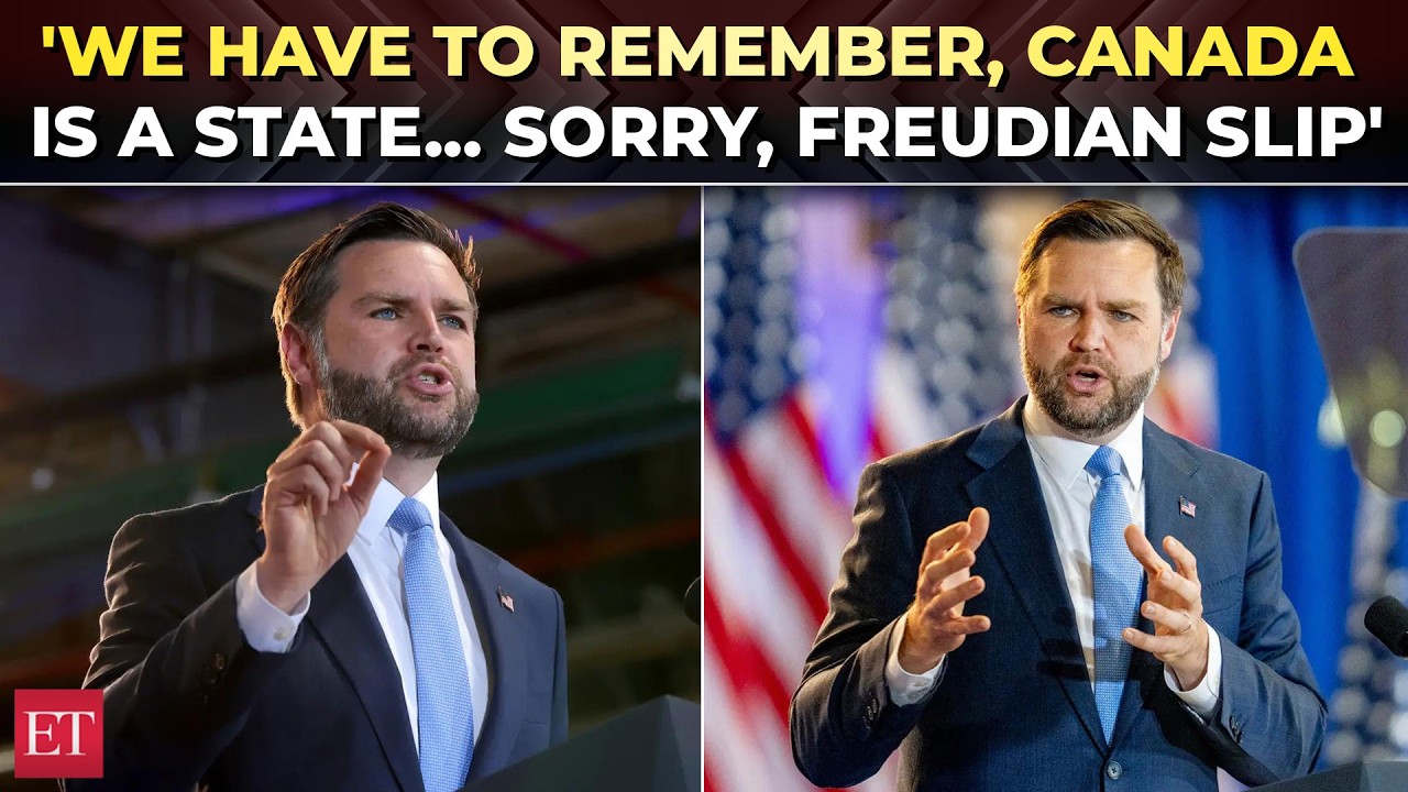 'Canada is a state&hellip;': Vance makes shocking Ottawa 'gaffe', calls it 'Freudian slip'