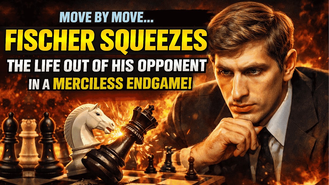 Fischer Wins AGAIN in Monte Carlo – Brutal Endgame Squeeze vs Mazzoni (0-1)