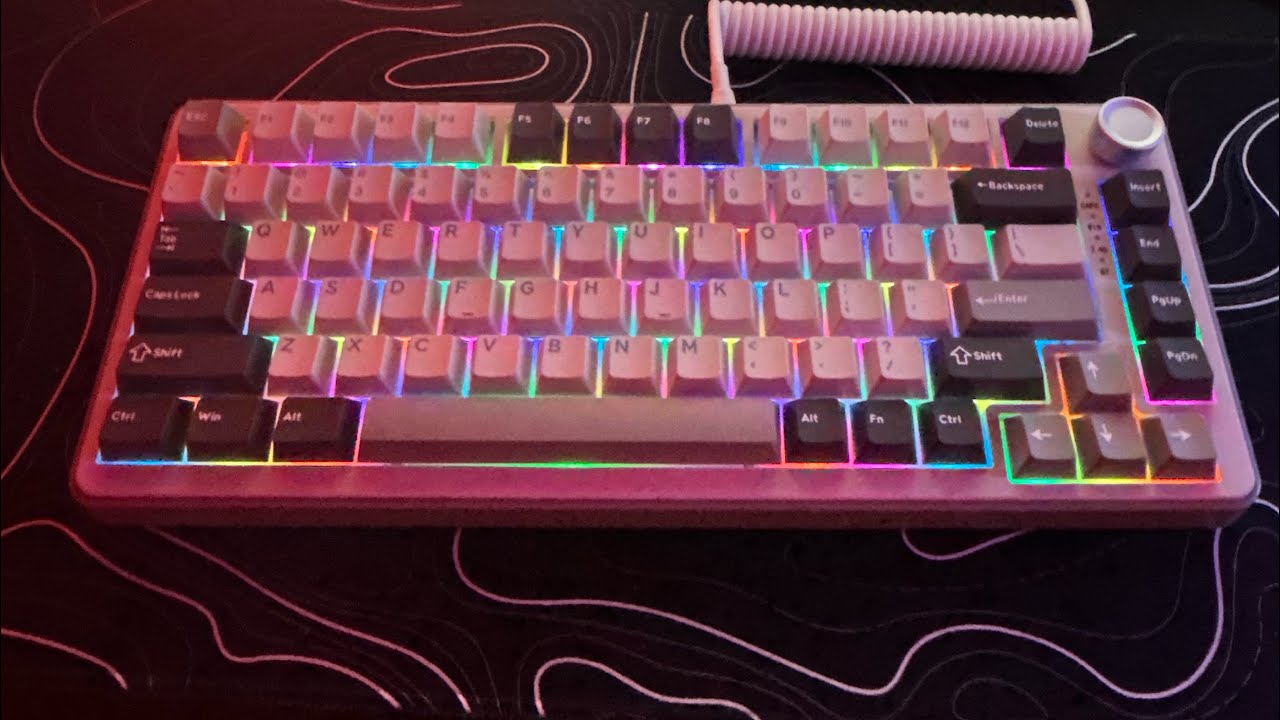 I unboxed a B75 pro keyboard.