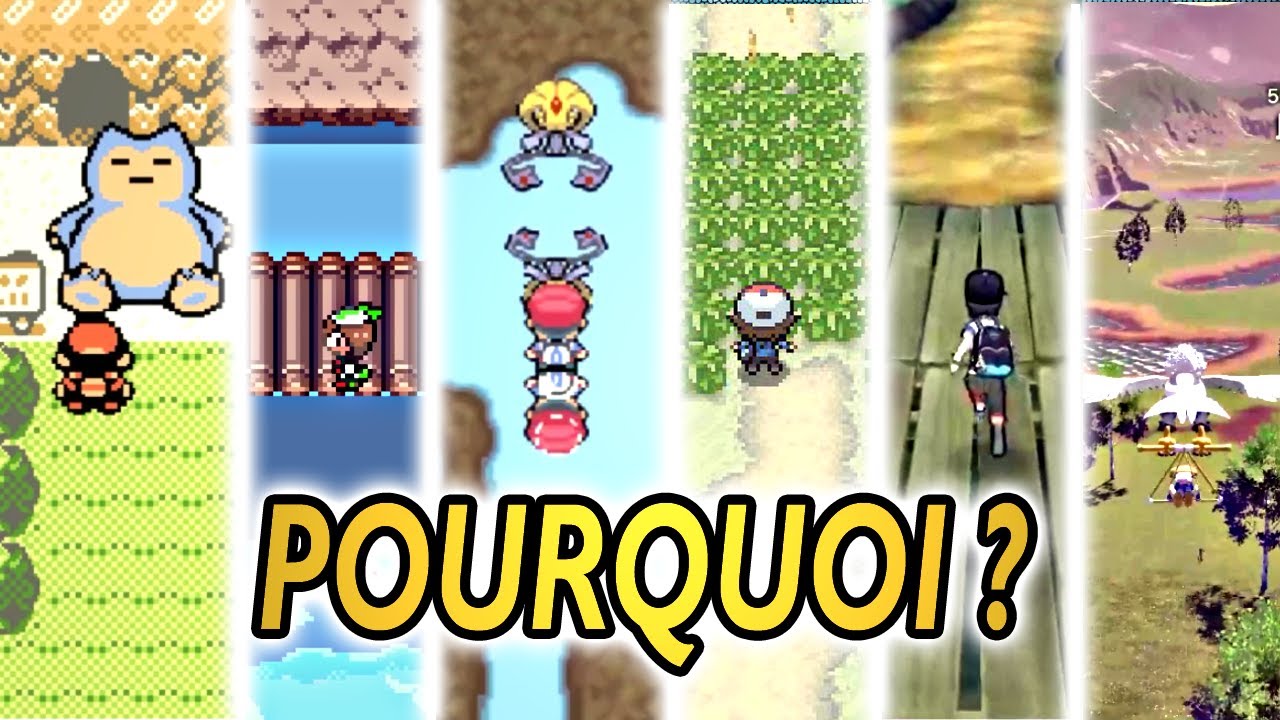 Pourquoi Pokémon est devenu moche ? | L'évolution technique des jeux Pokémon