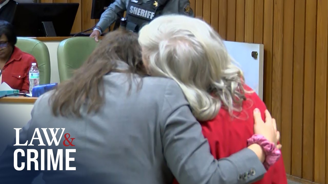 Husband Killer Sobs to Attorney as She's Locked Up for Life