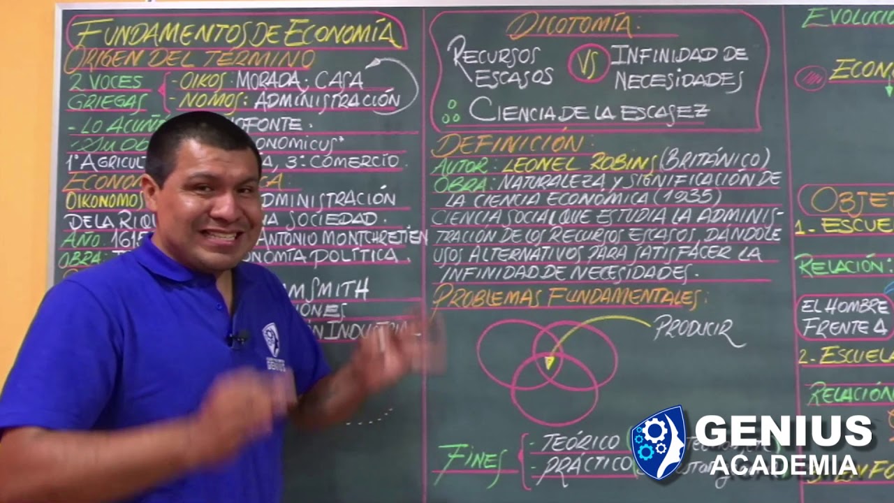 1. Economía - Fundamentos de la Economía