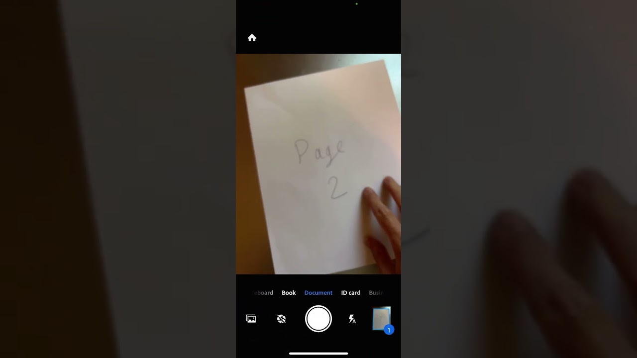 How to Scan Multi-Page Documents using the Adobe Scan App on a Mobile Phone