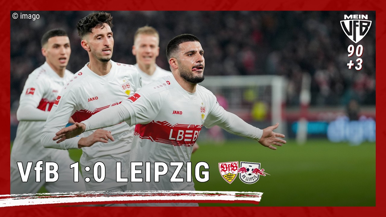 Gemeinsam den Sieg erkämpft 💪🔥 | VfB Stuttgart 1:0 RB Leipzig | MeinVfB #90plus3 ⚪🔴